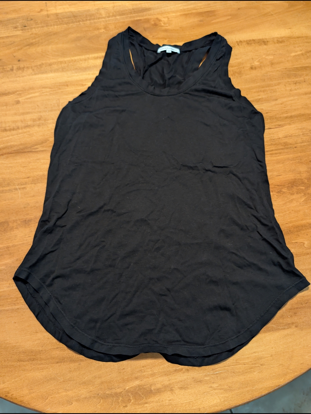 Cotton Citizen Black Racerback Tank Top